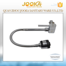 Square design cold water kitchen tap with 45cm flexible pipe